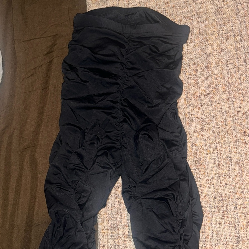 womens ruched pants